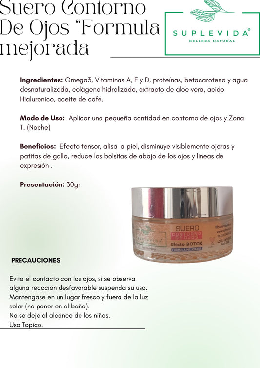 Suero contorno de ojos 30 g